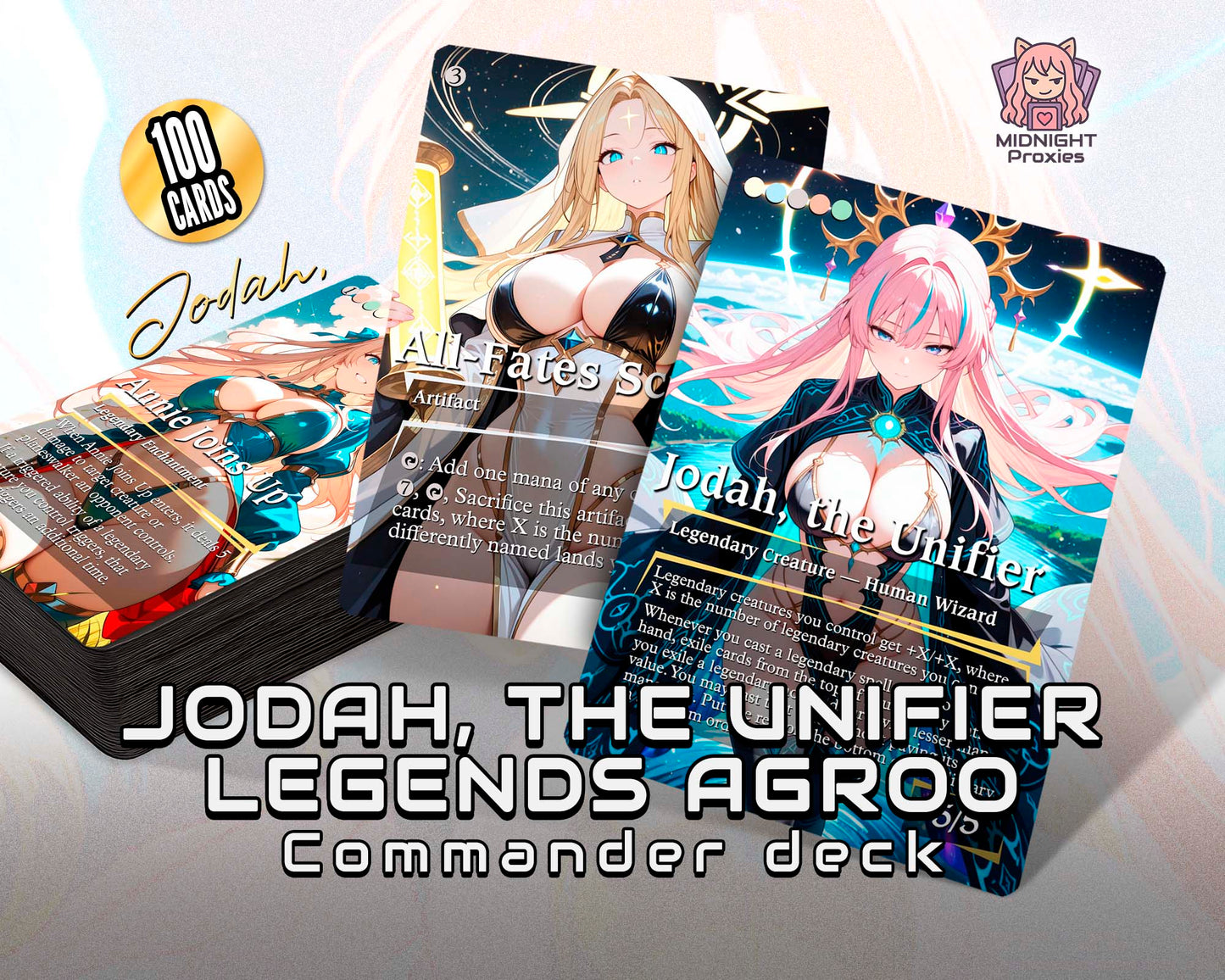 Jodah Legends Aggro | 118 Proxy Cards | Commander EDH Deck (Full MidnightProxies Deck)