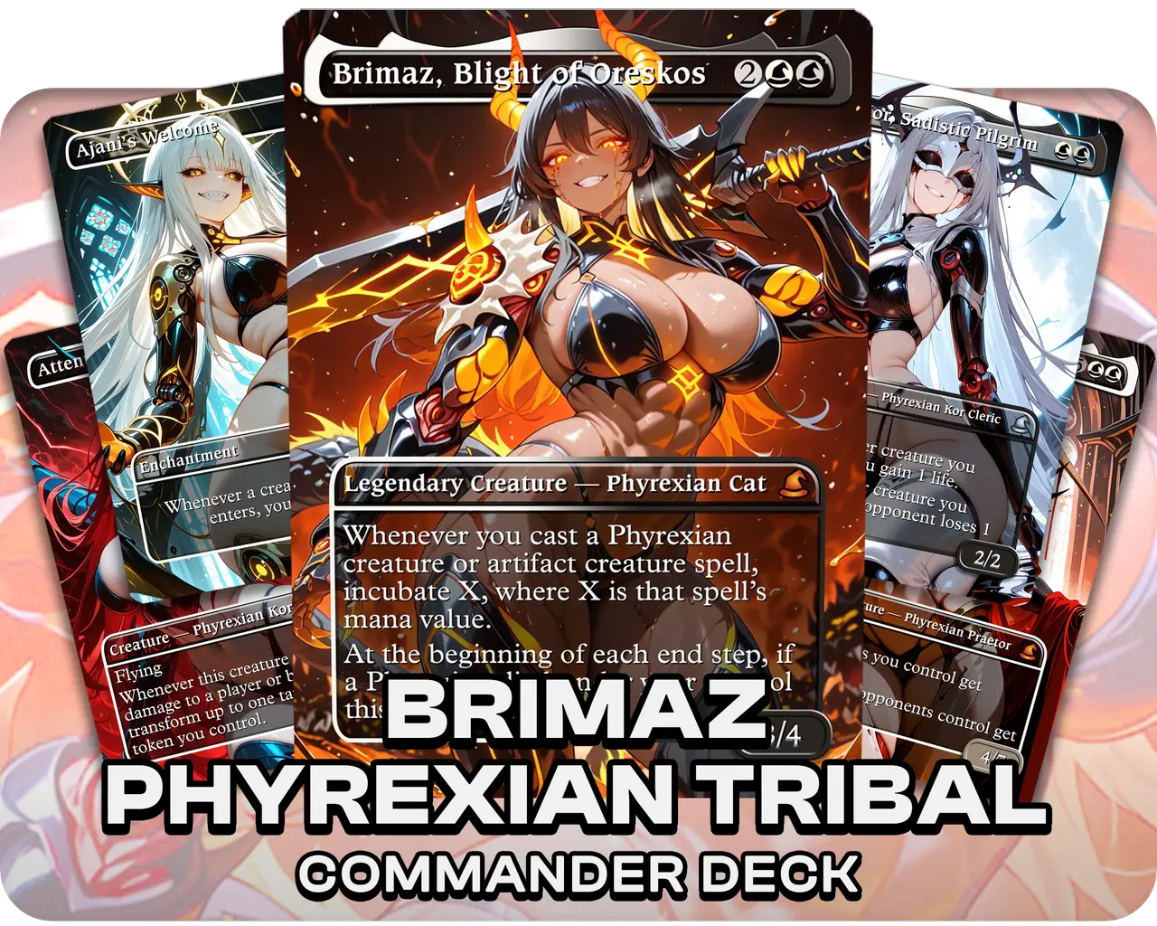 Brimaz Phyrexian Tribal | Phyrexian Waifus | Commander Deck