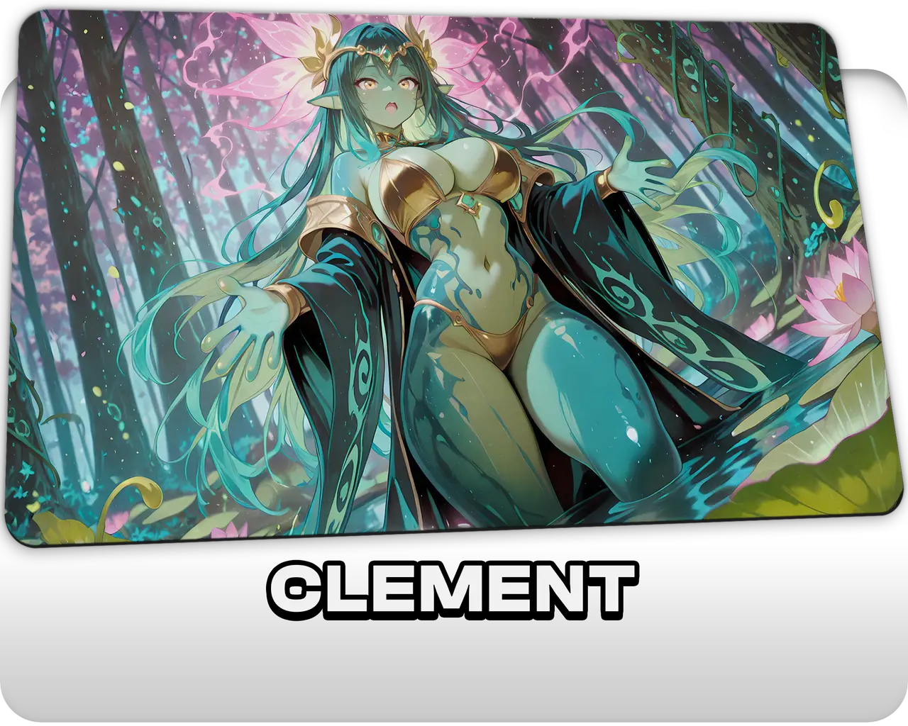 Clement, the Worrywort | ProxyWaifus Playmat | 14x24" / 35x60cm