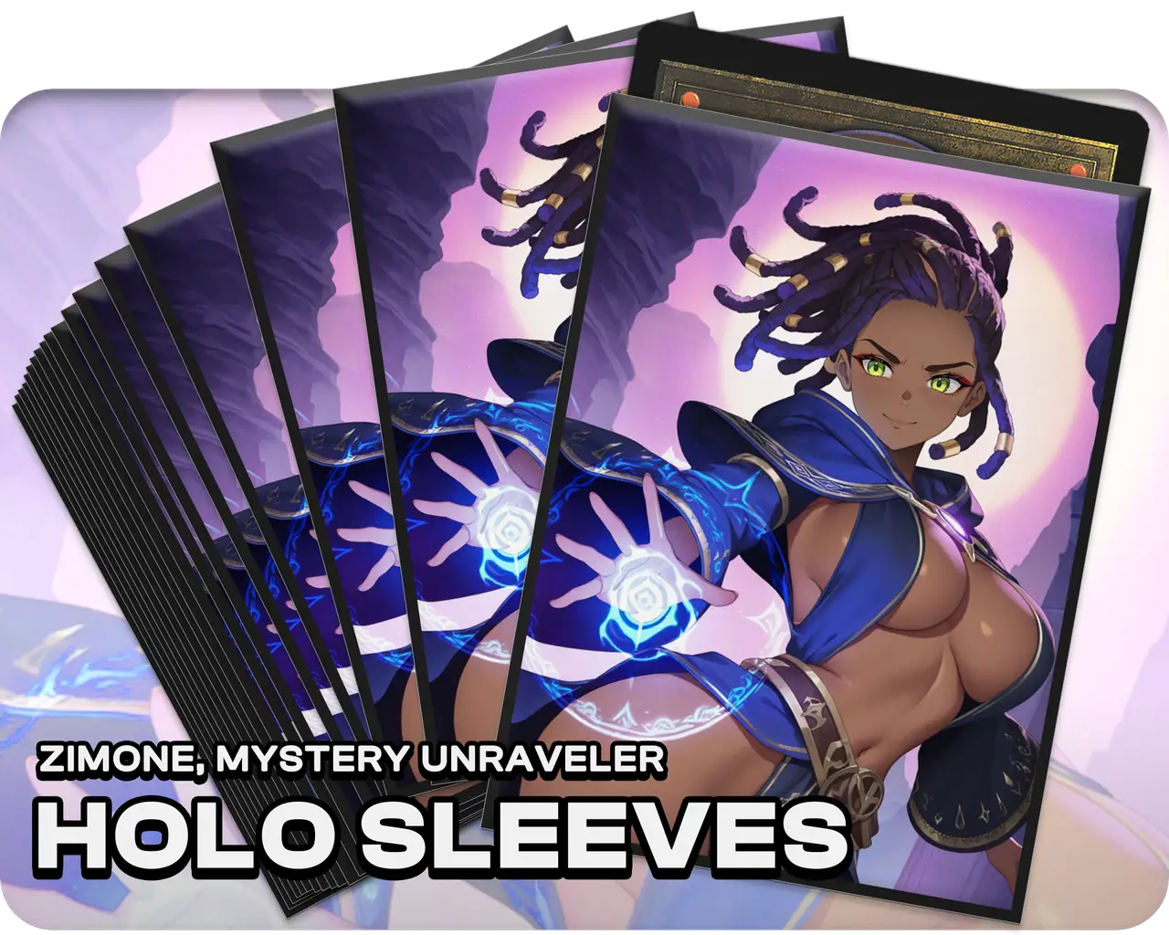 Zimone, Mystery Unraveler (100x Holo Sleeves)
