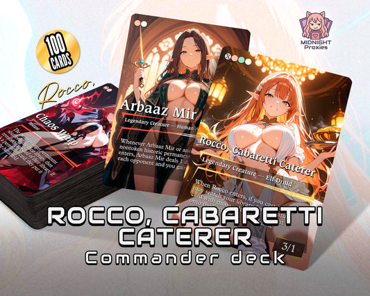 Rocco, Cabaretti Caterer - Aggro/Pingers - 118 Proxy Cards - Commander EDH Deck (Full MidnightProxies Deck)