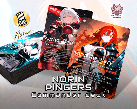 Norin the Wary Pingers | 118 Proxy Cards | Commander EDH Deck (Full MidnightProxies Deck)