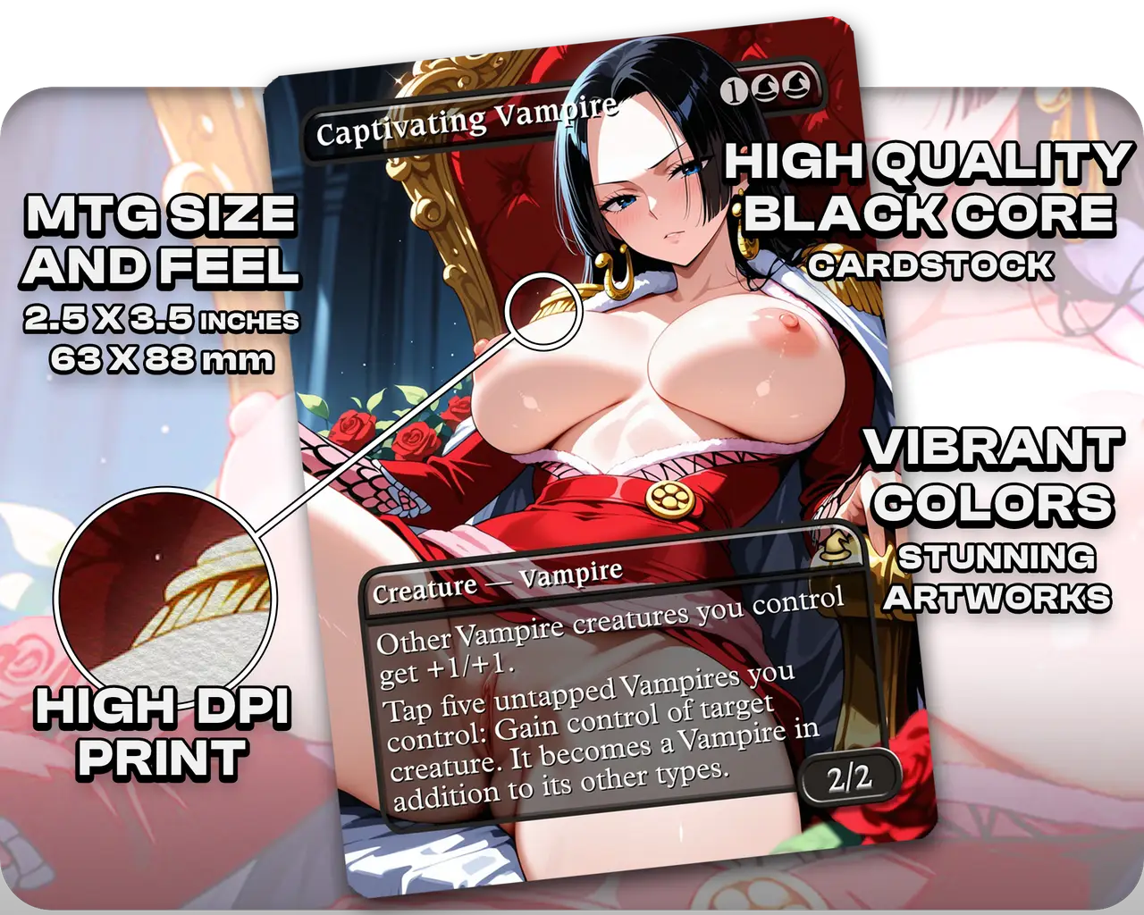 Boa Hancock (One Piece) - Captivating Vampire (NSFW)
