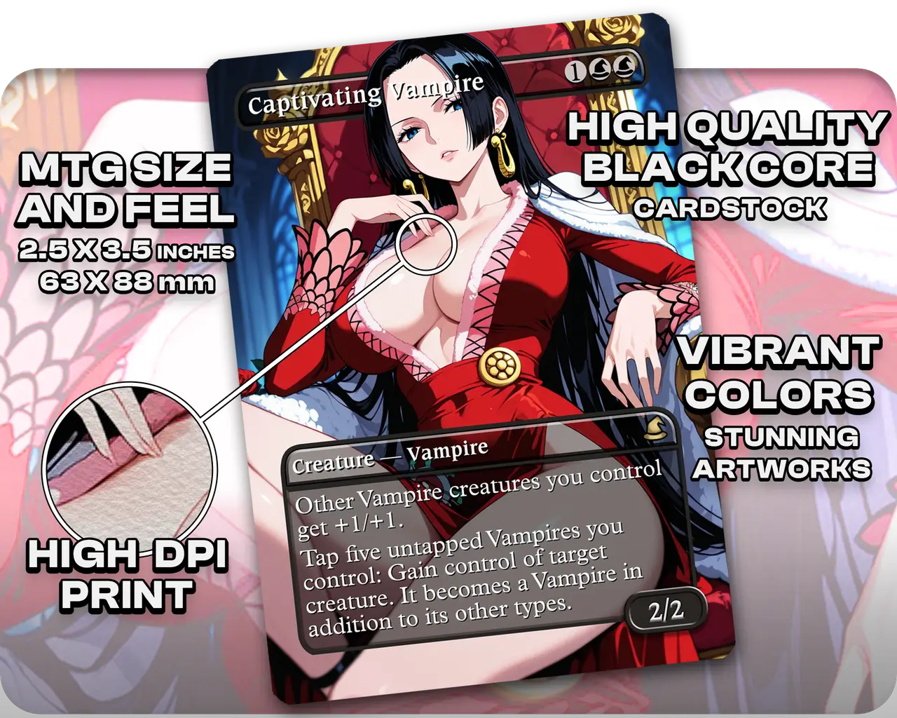Boa Hancock (One Piece) - Captivating Vampire
