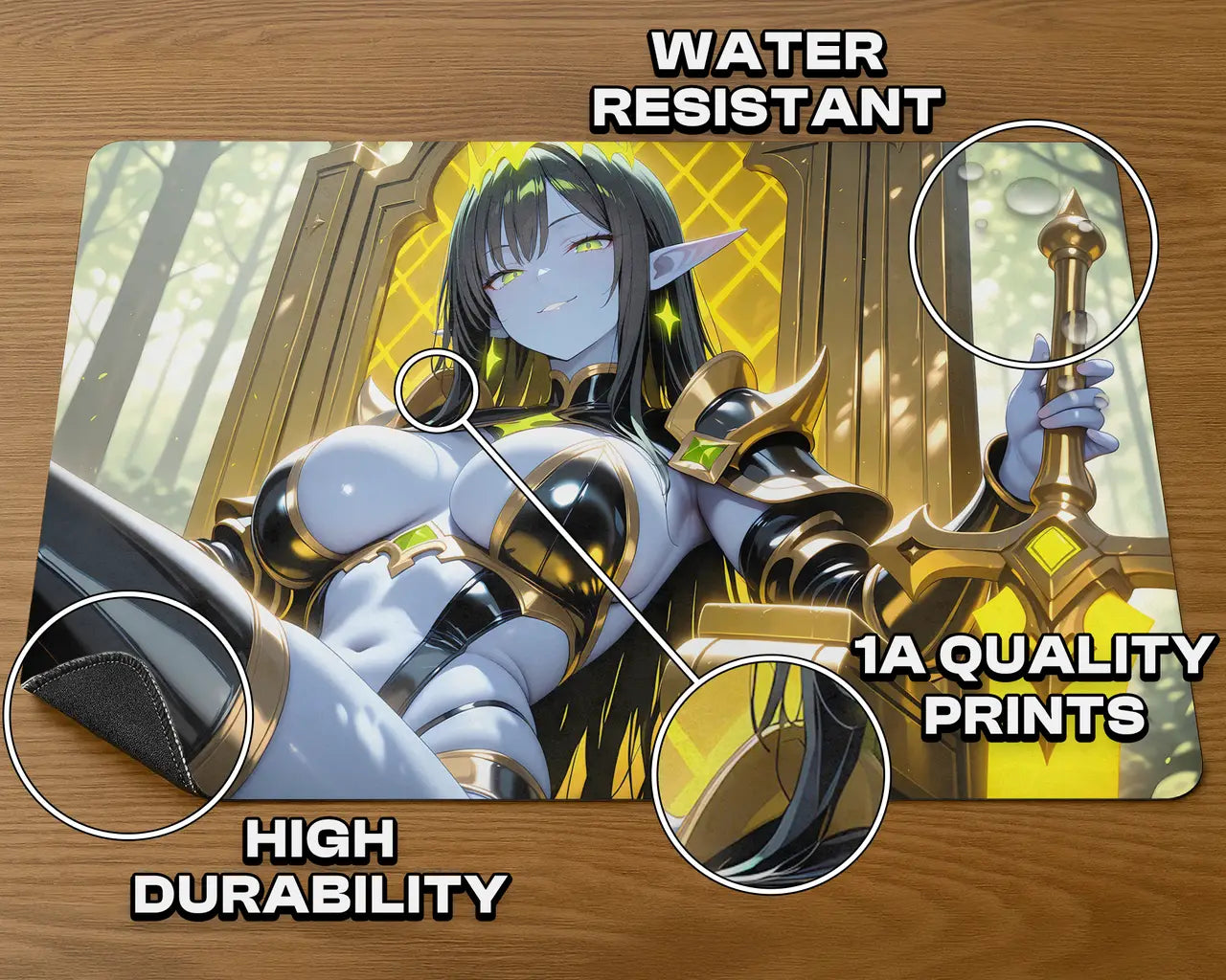Lathril, Blade of the Elves | ProxyWaifus Playmat | 14x24" / 35x60cm