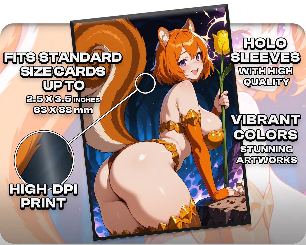 Hazel of the Rootbloom v2 (100x Holo Sleeves)