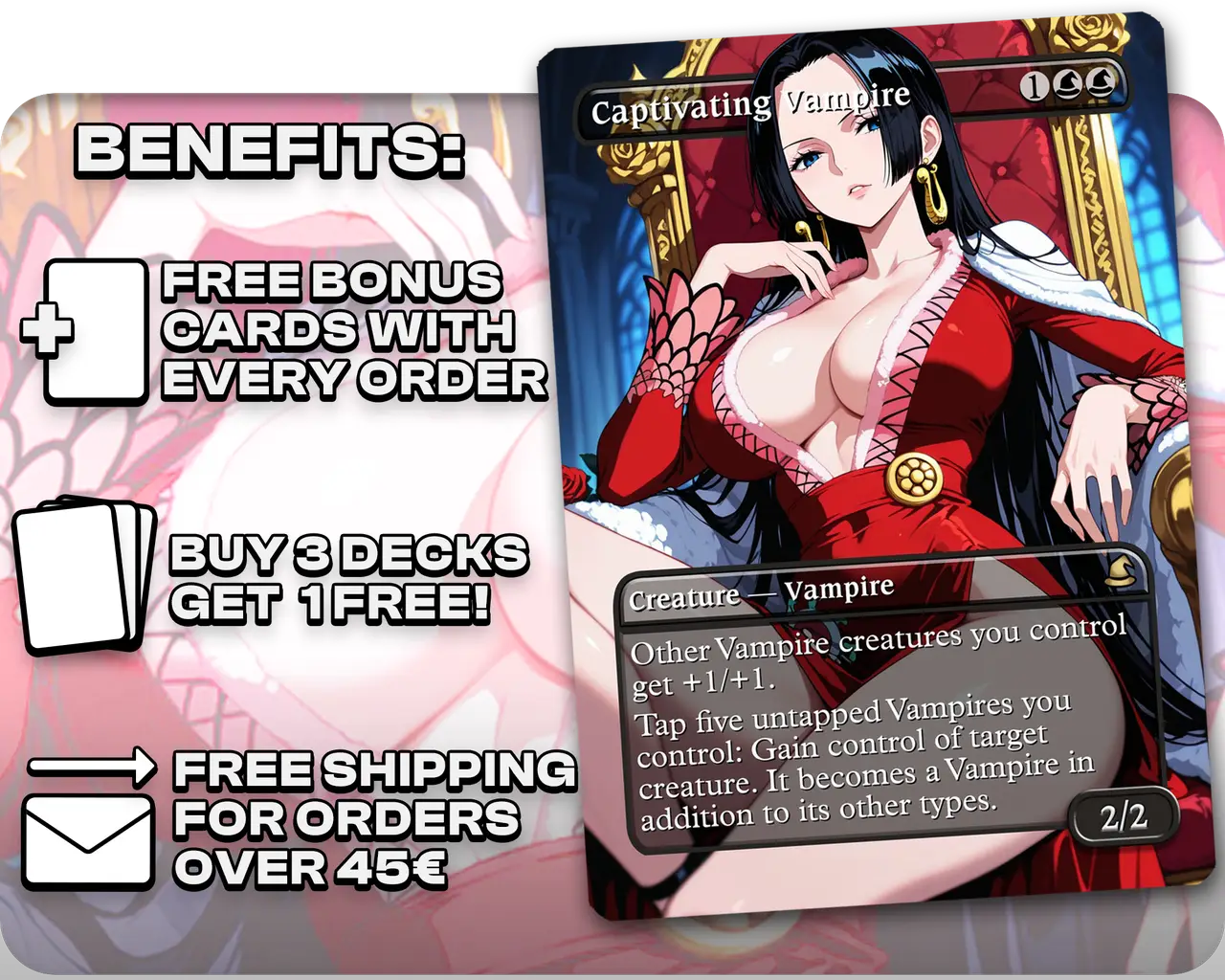 Boa Hancock (One Piece) - Captivating Vampire