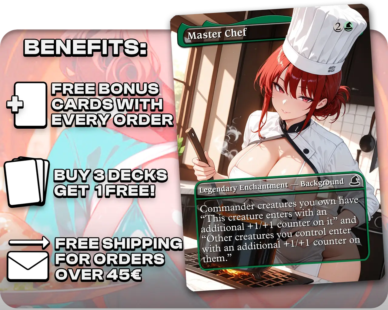 Rocco Chef's Kiss | Cook Waifus | Commander Deck