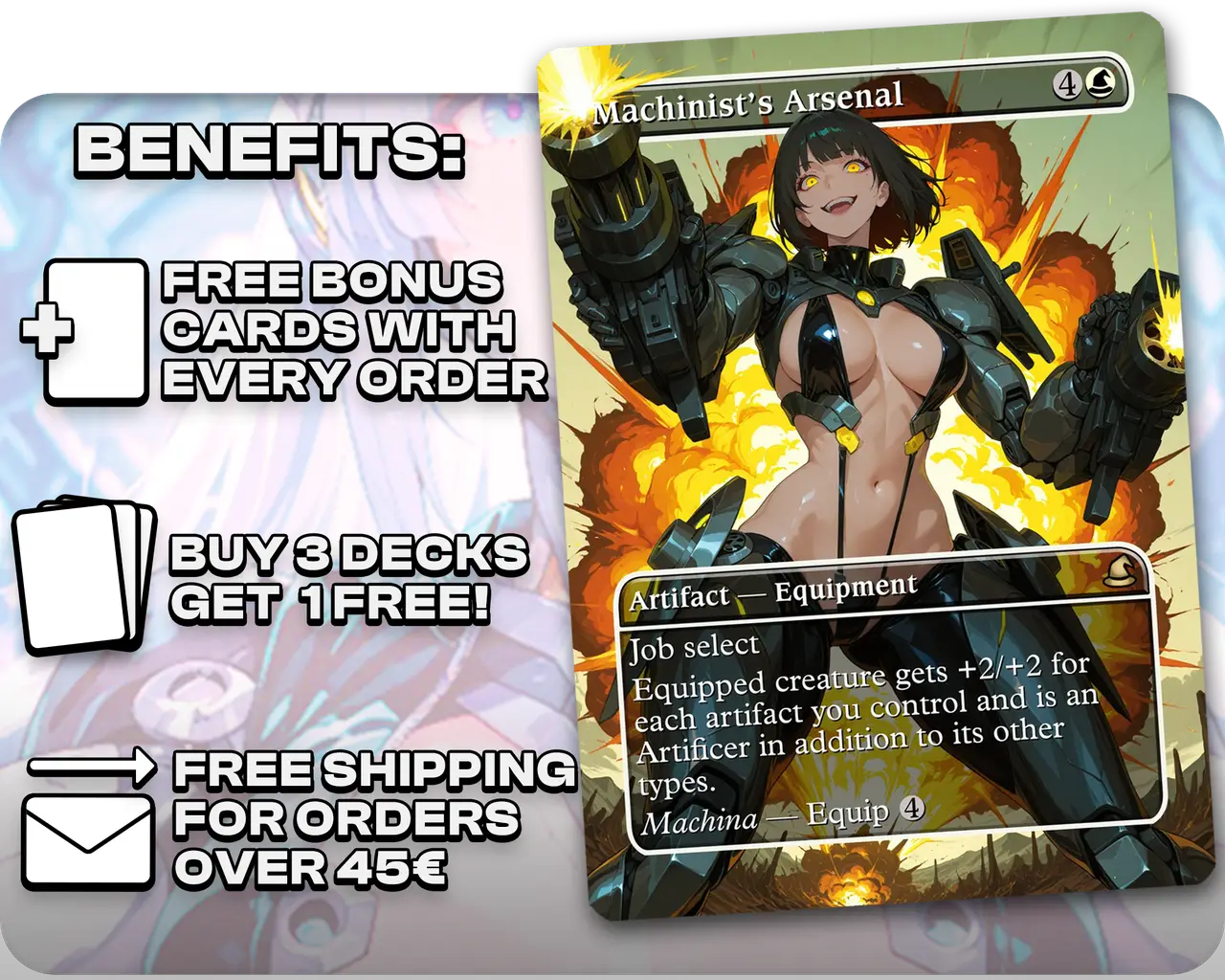 Shorikai Artifacts | Machine Waifus Theme | Commander Deck