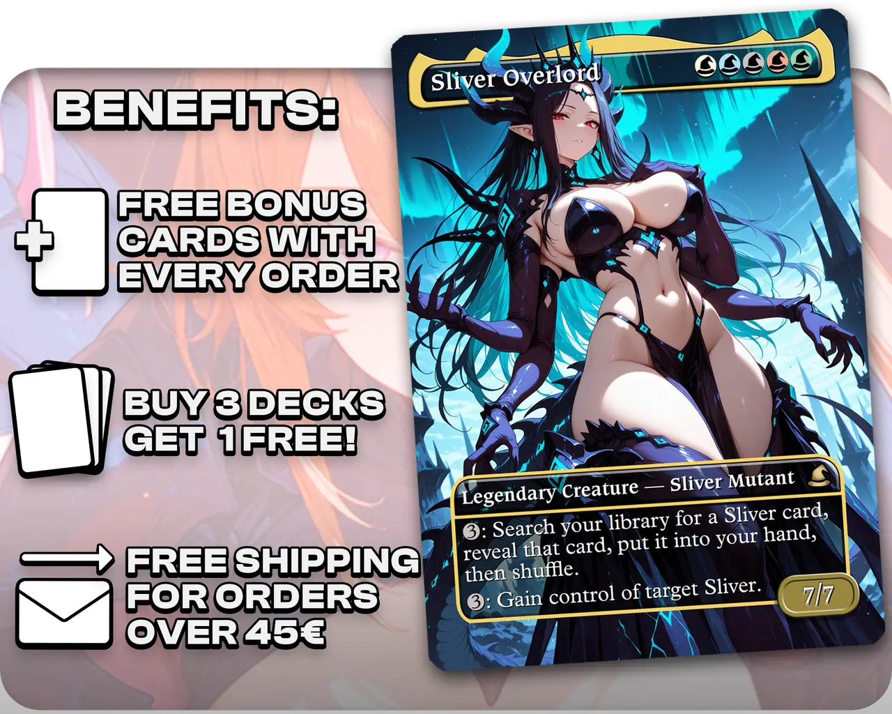 The First Sliver | Sliver Tribal Waifus | Commander Deck