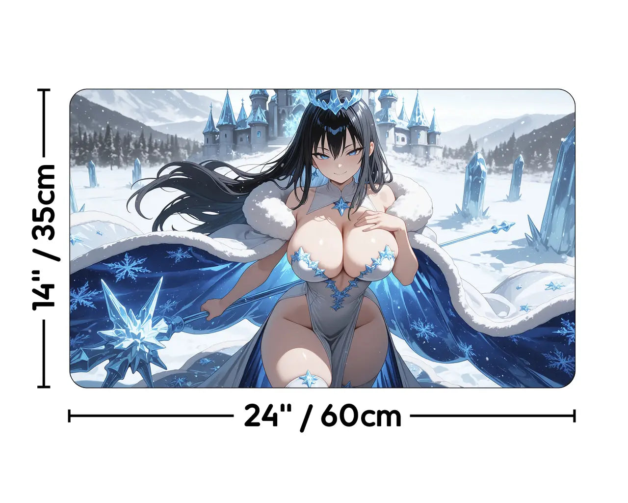Hylda StaXmas | ProxyWaifus Playmat | 14x24" / 35x60cm