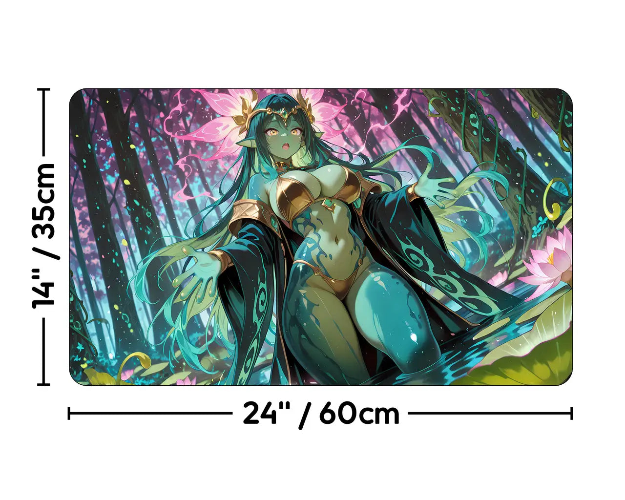 Clement, the Worrywort | ProxyWaifus Playmat | 14x24" / 35x60cm