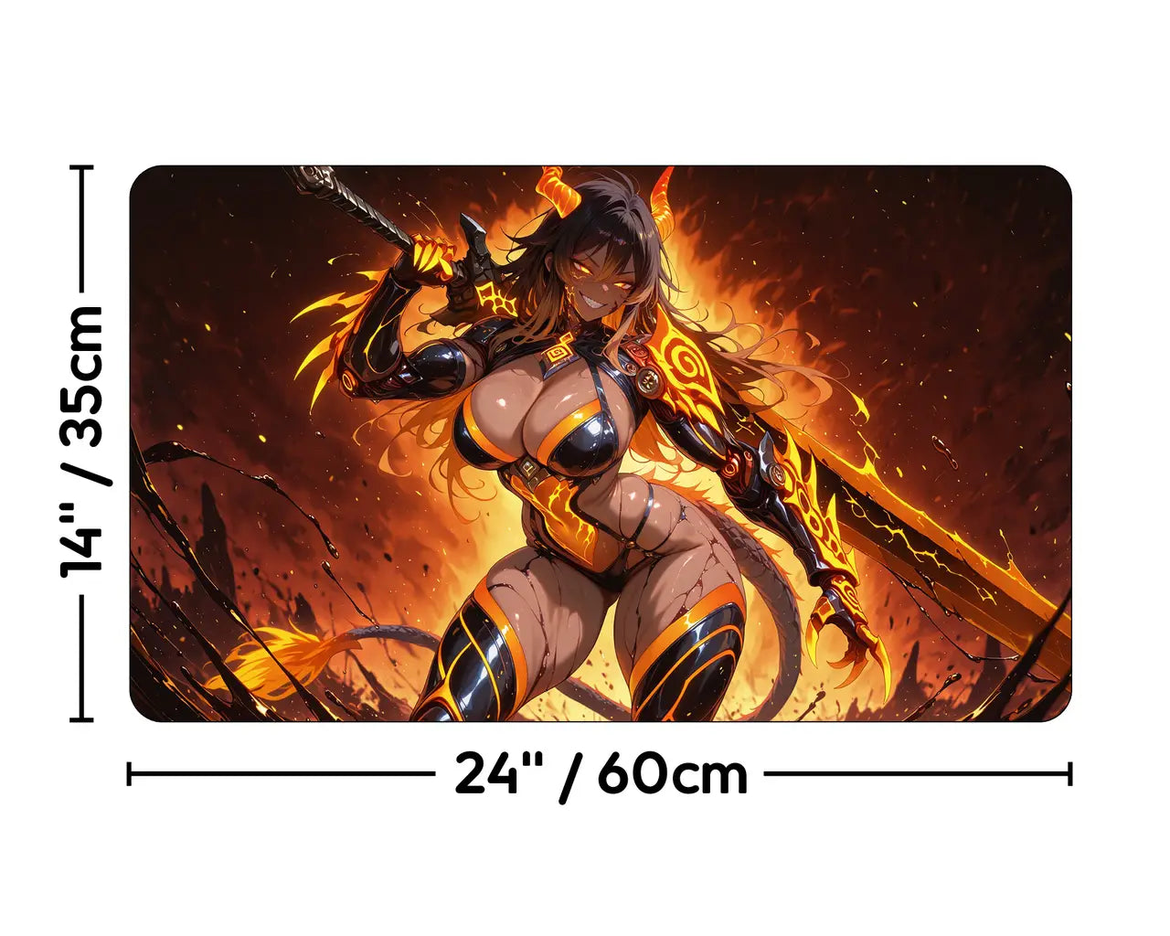 Brimaz, Blight of Oreskos | ProxyWaifus Playmat | 14x24" / 35x60cm