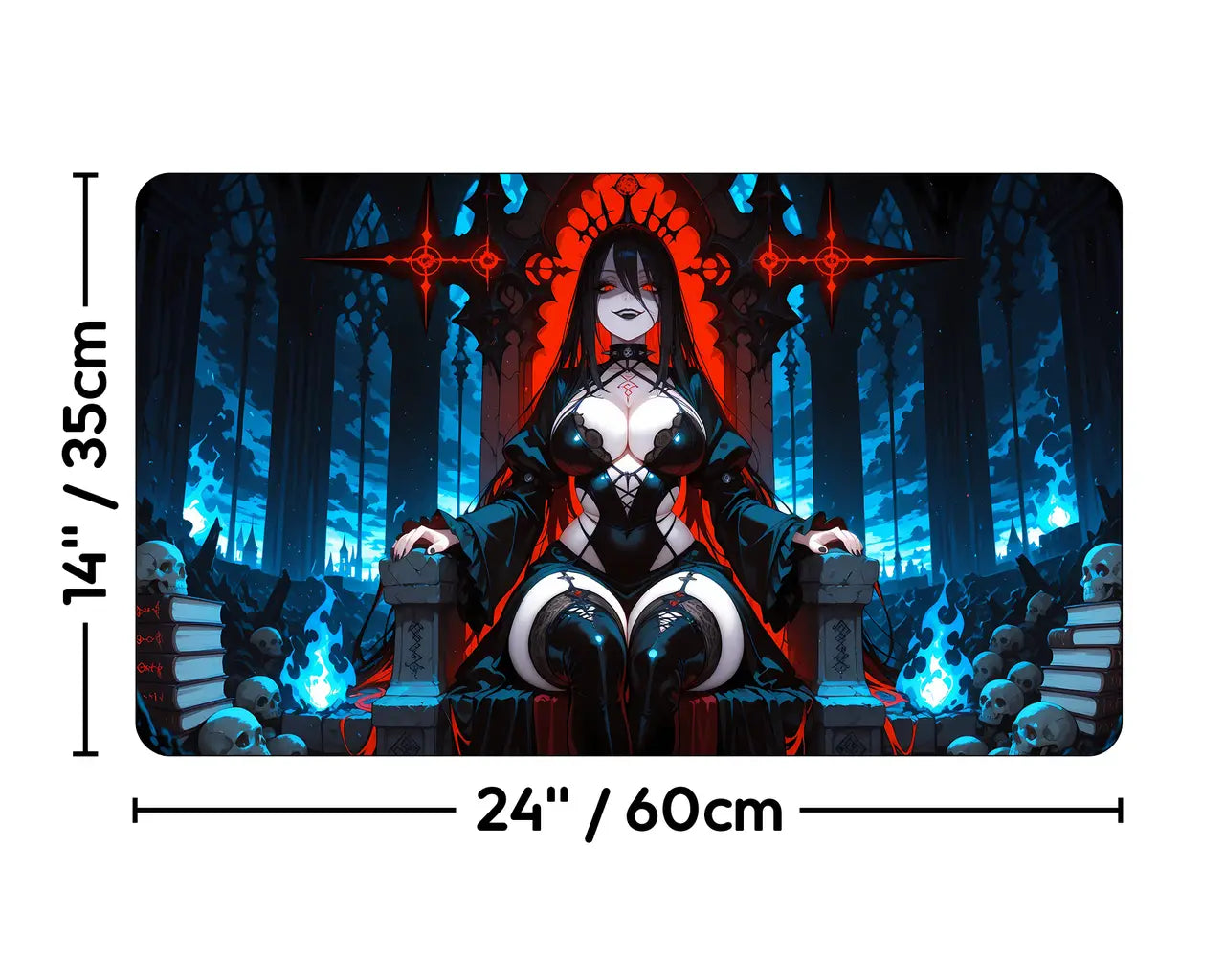 Nekusar, the Mindrazer | ProxyWaifus Playmat | 14x24" / 35x60cm