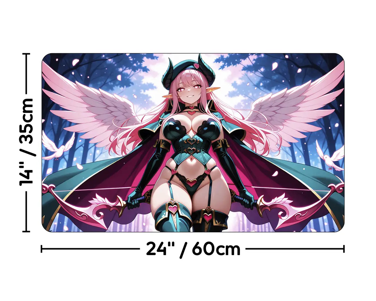 Maralen Curse of Cupids | ProxyWaifus Playmat | 14x24" / 35x60cm