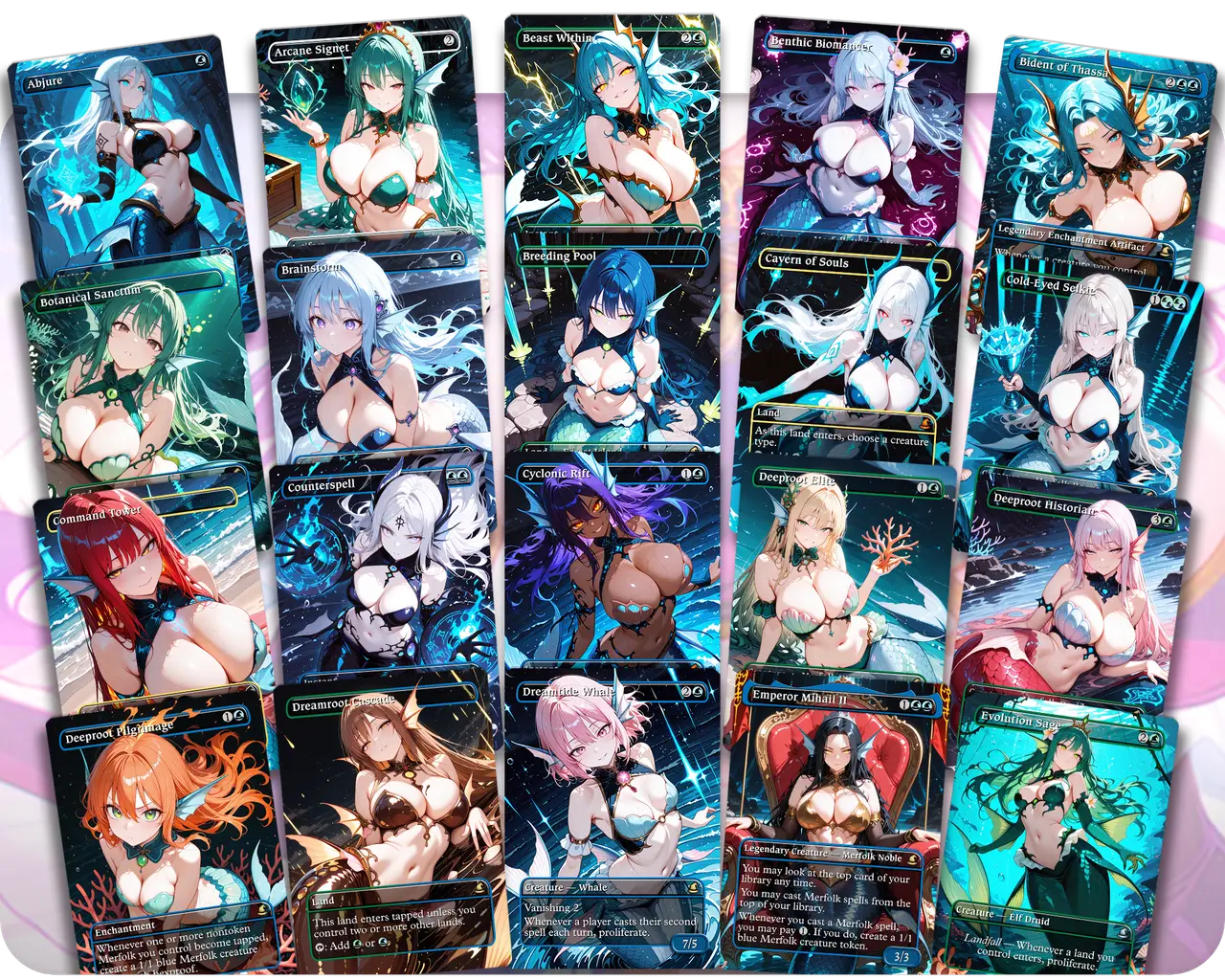 Hakbal Tribal | Merfolk Waifus | Commander Deck