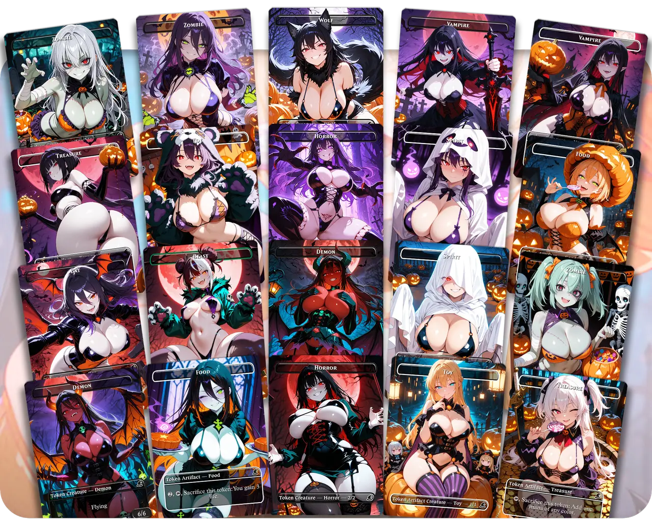 Tokens Pack | Halloween Special (36 cards)