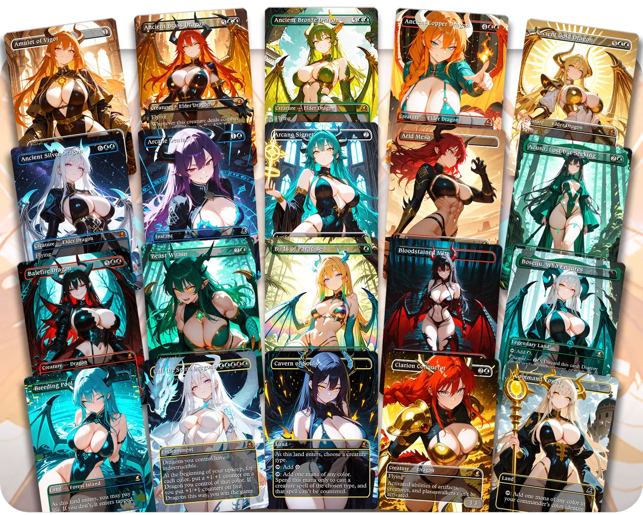 The Ur-Dragon Tribal | Dragon Waifus | Commander Deck