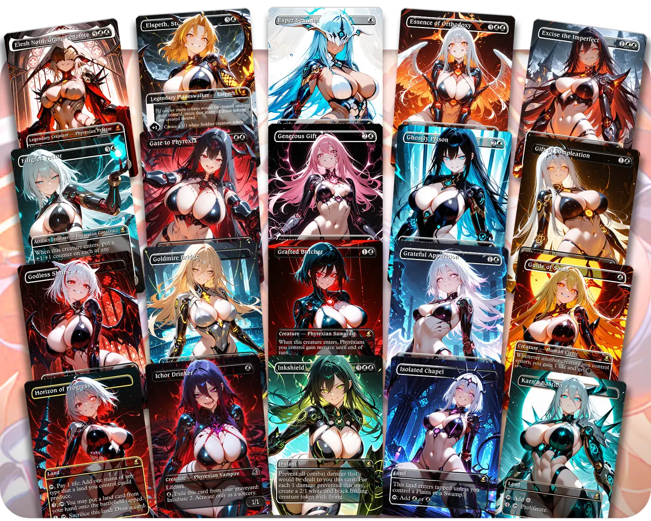 Brimaz Phyrexian Tribal | Phyrexian Waifus | Commander Deck