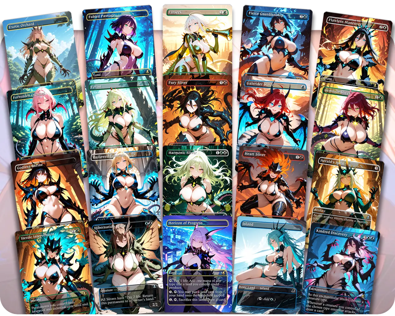 The First Sliver | Sliver Tribal Waifus | Commander Deck