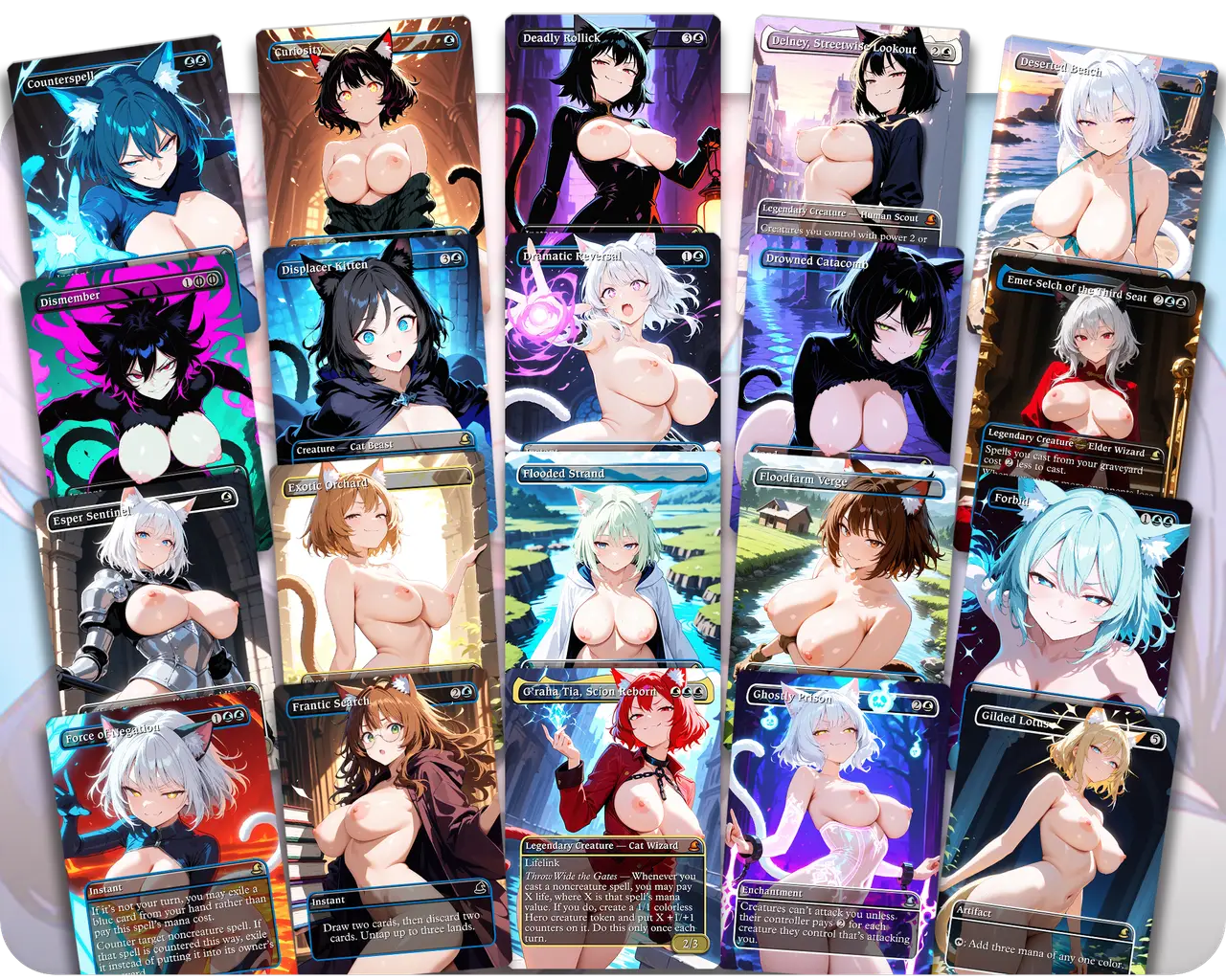 Y'shtola Control Combo | 18+ NSFW | Cat Waifus Theme | Commander Deck