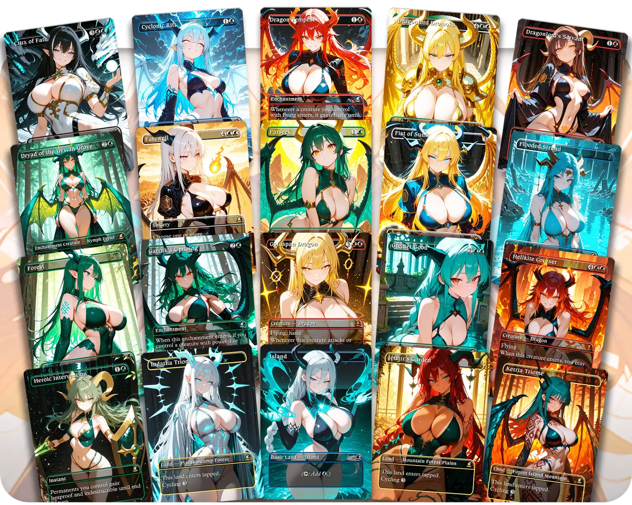 The Ur-Dragon Tribal | Dragon Waifus | Commander Deck