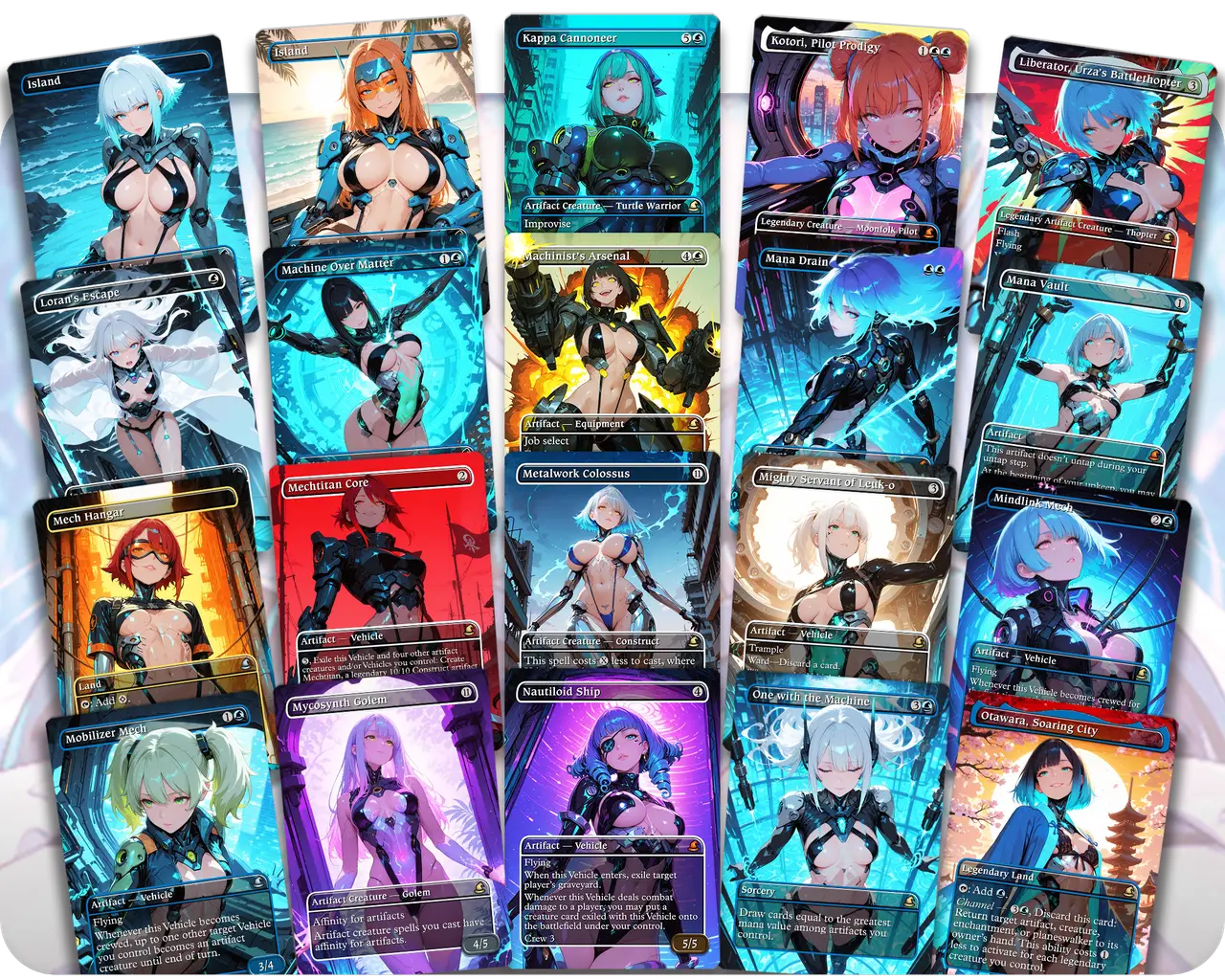 Shorikai Artifacts | Machine Waifus Theme | Commander Deck
