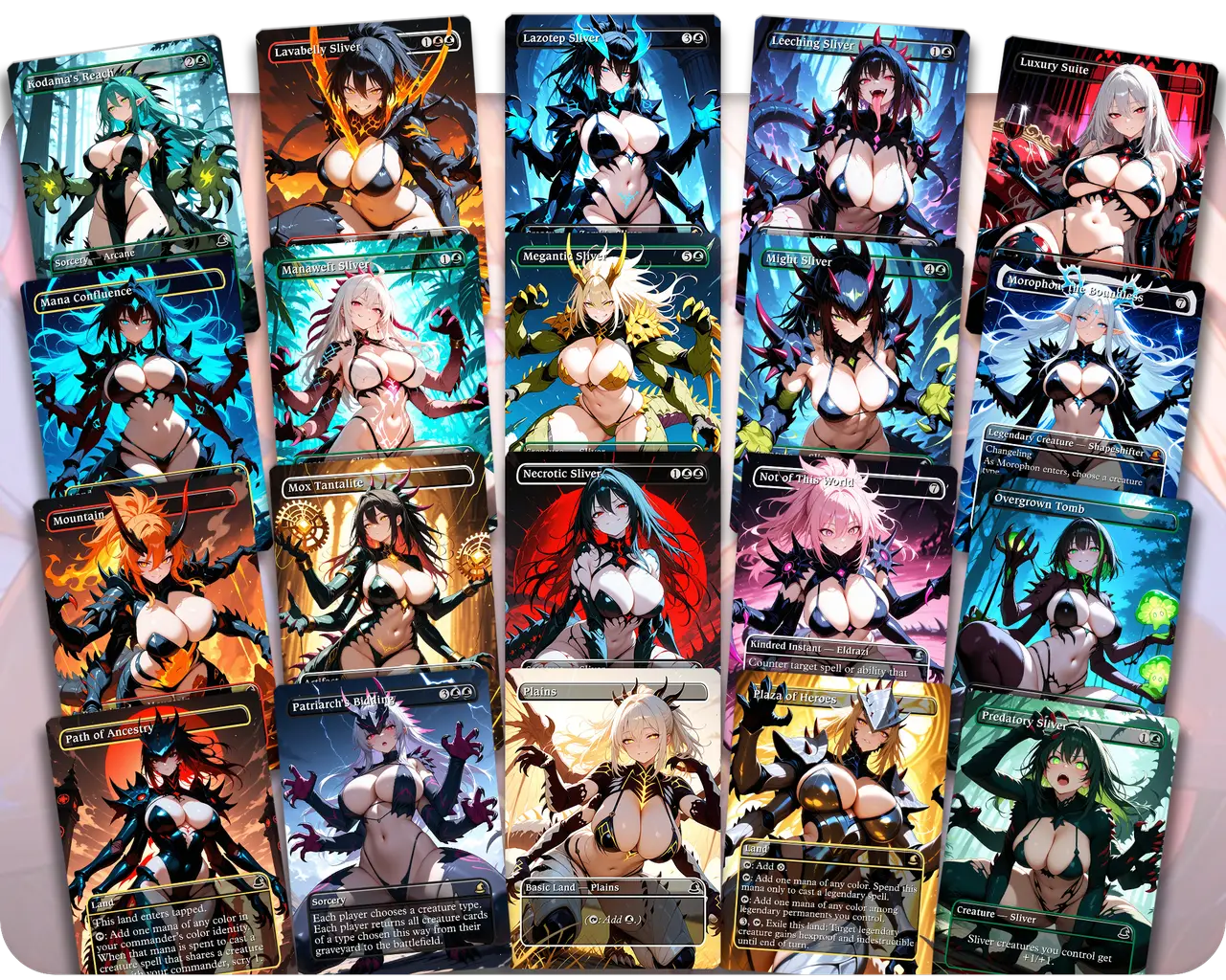 The First Sliver | Sliver Tribal Waifus | Commander Deck