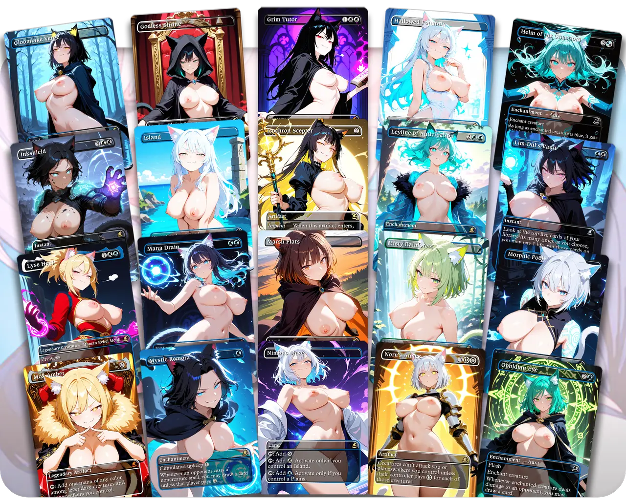 Y'shtola Control Combo | 18+ NSFW | Cat Waifus Theme | Commander Deck