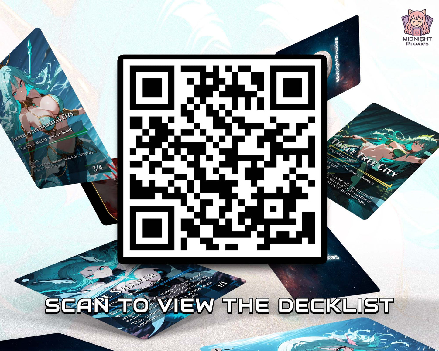 Kumena Merfolk Tribal | 118 Proxy Cards | Commander EDH Deck (Full MidnightProxies Deck)
