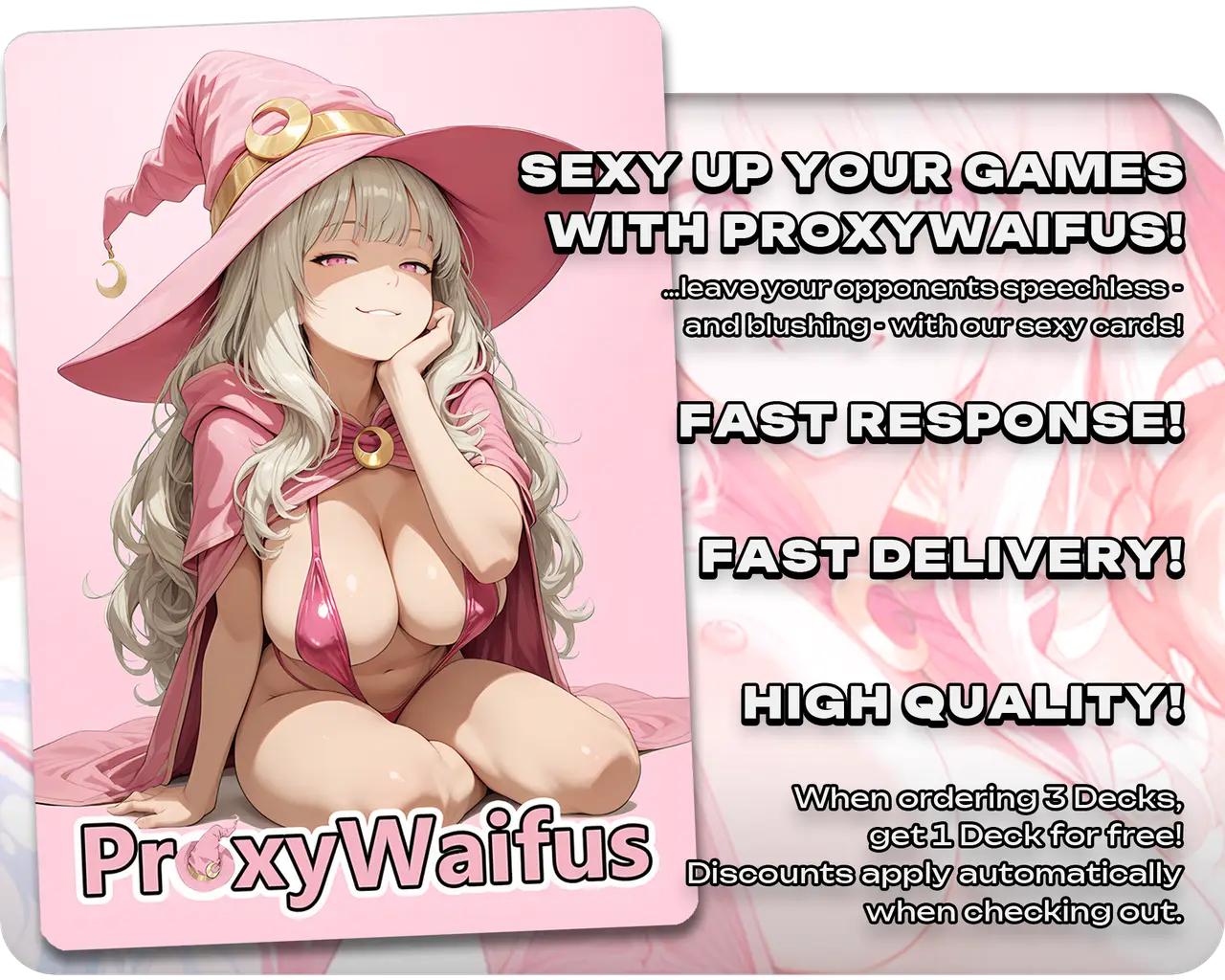 Luna Exclusive | 18+ NSFW | Proxywaifus Special | Commander Deck