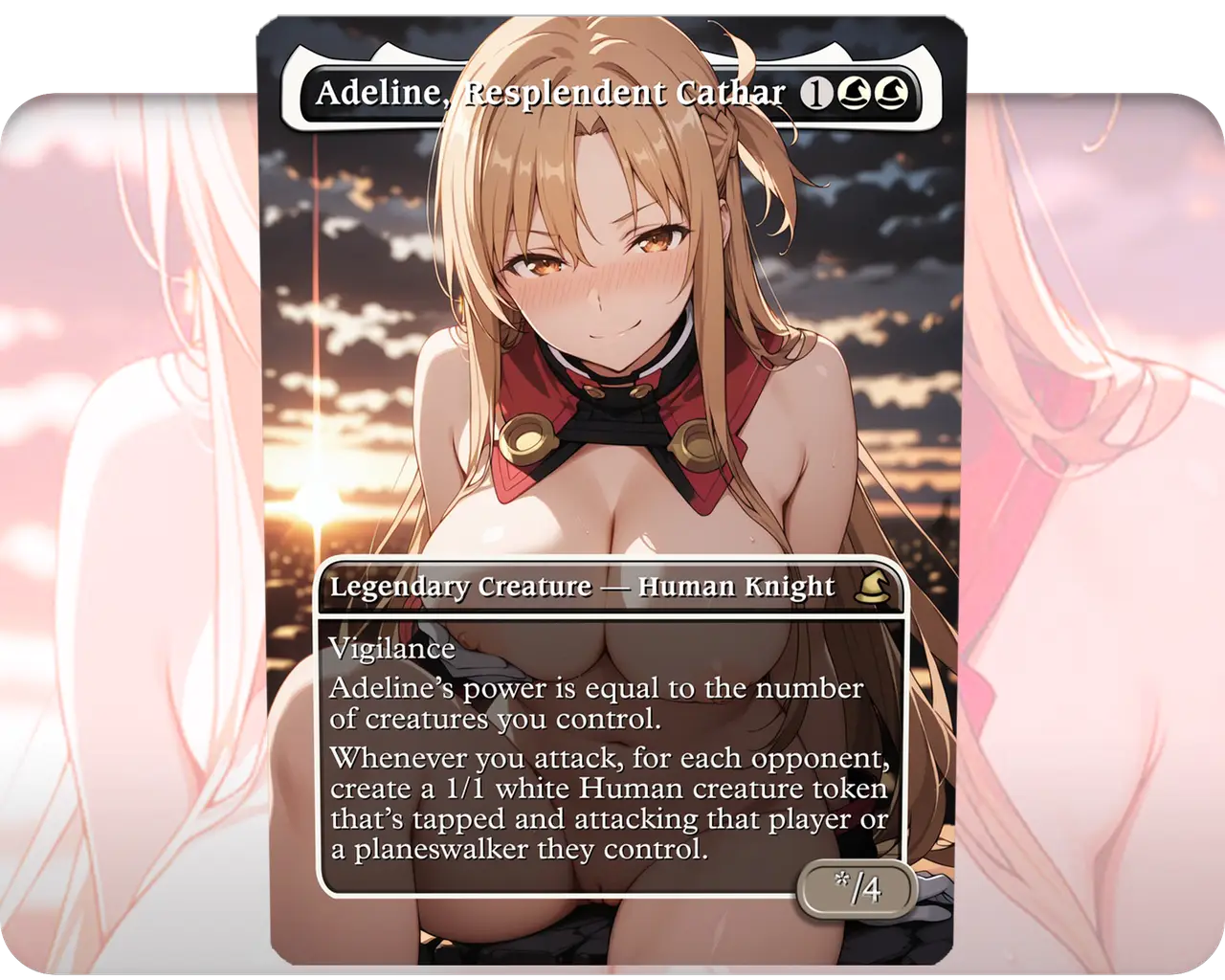 Asuna (SAO) - Adeline, Resplendent Cathar (NSFW)