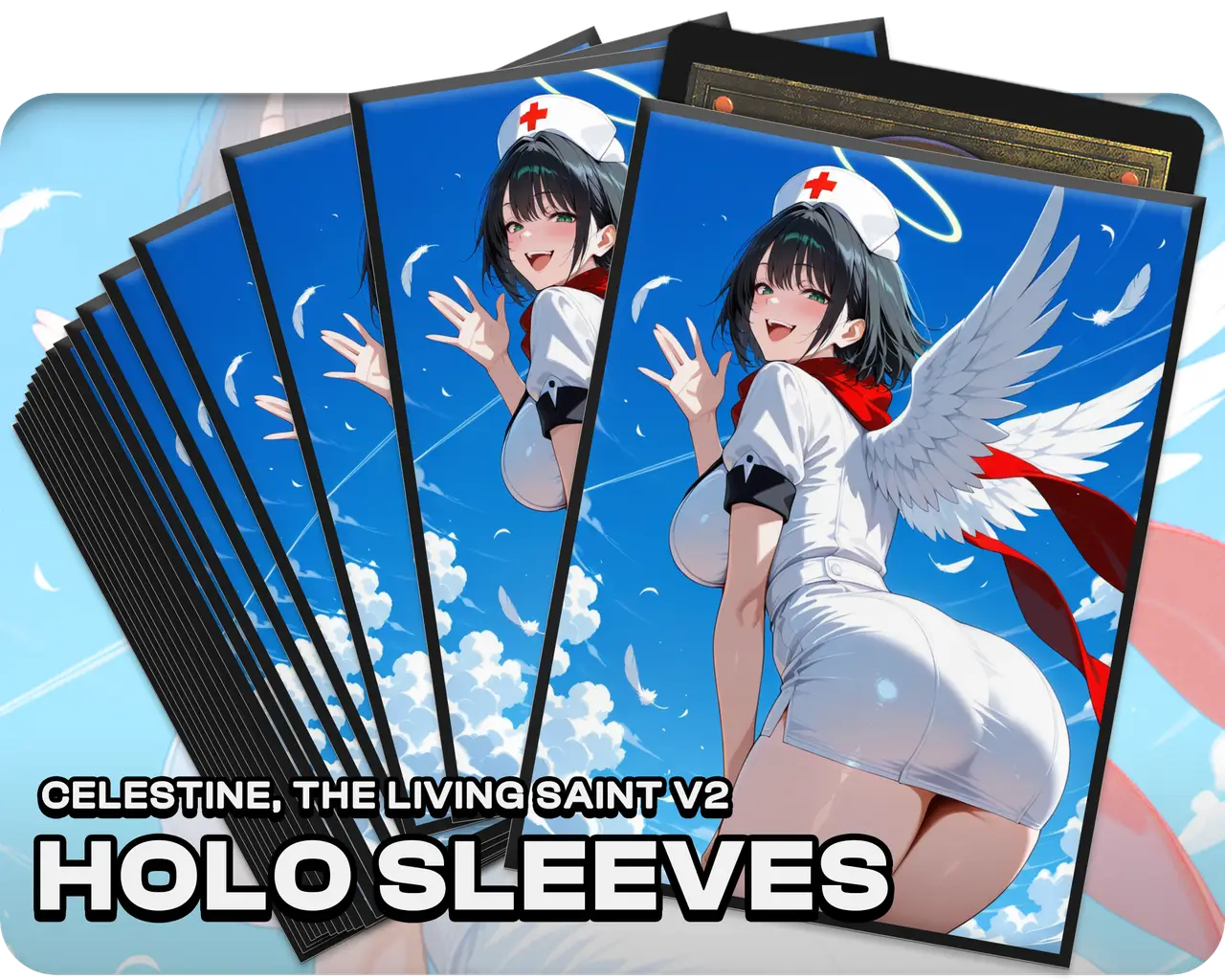 Celestine, the Living Saint v2 (100x Holo Sleeves)