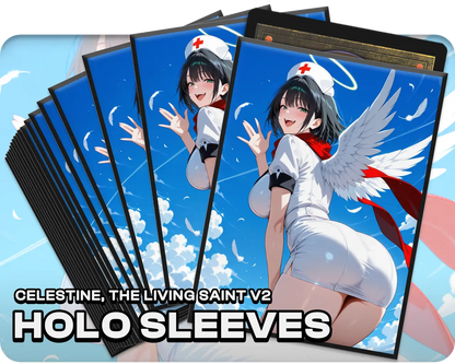 Celestine, the Living Saint v2 (100x Holo Sleeves)