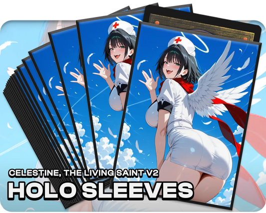 Celestine, the Living Saint v2 (100x Holo Sleeves)