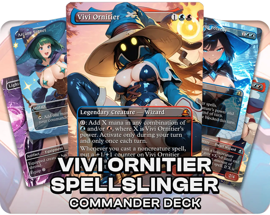 Vivi Ornitier Spellslinger | Wizard Waifus Theme | Commander Deck