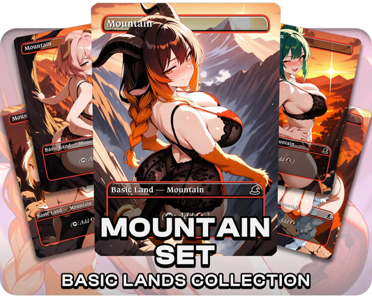 Mountain Set | Basic Lands Collection (24 Cards)