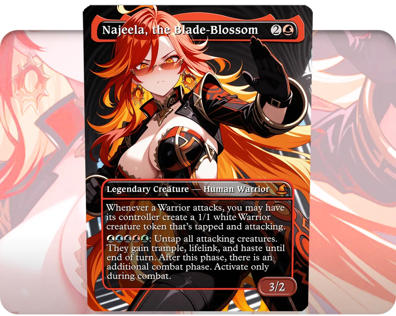 Mavuika (Genshin Impact) - Najeela, the Blade-Blossom