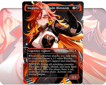Mavuika (Genshin Impact) - Najeela, the Blade-Blossom
