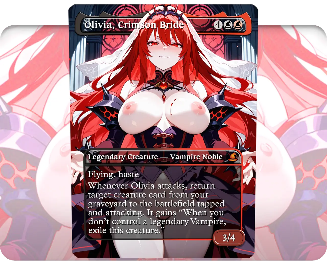 Olivia, Crimson Bride (NSFW)