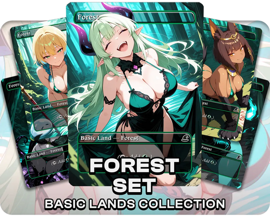 Forest Set | Basic Lands Collection (24 Cards)