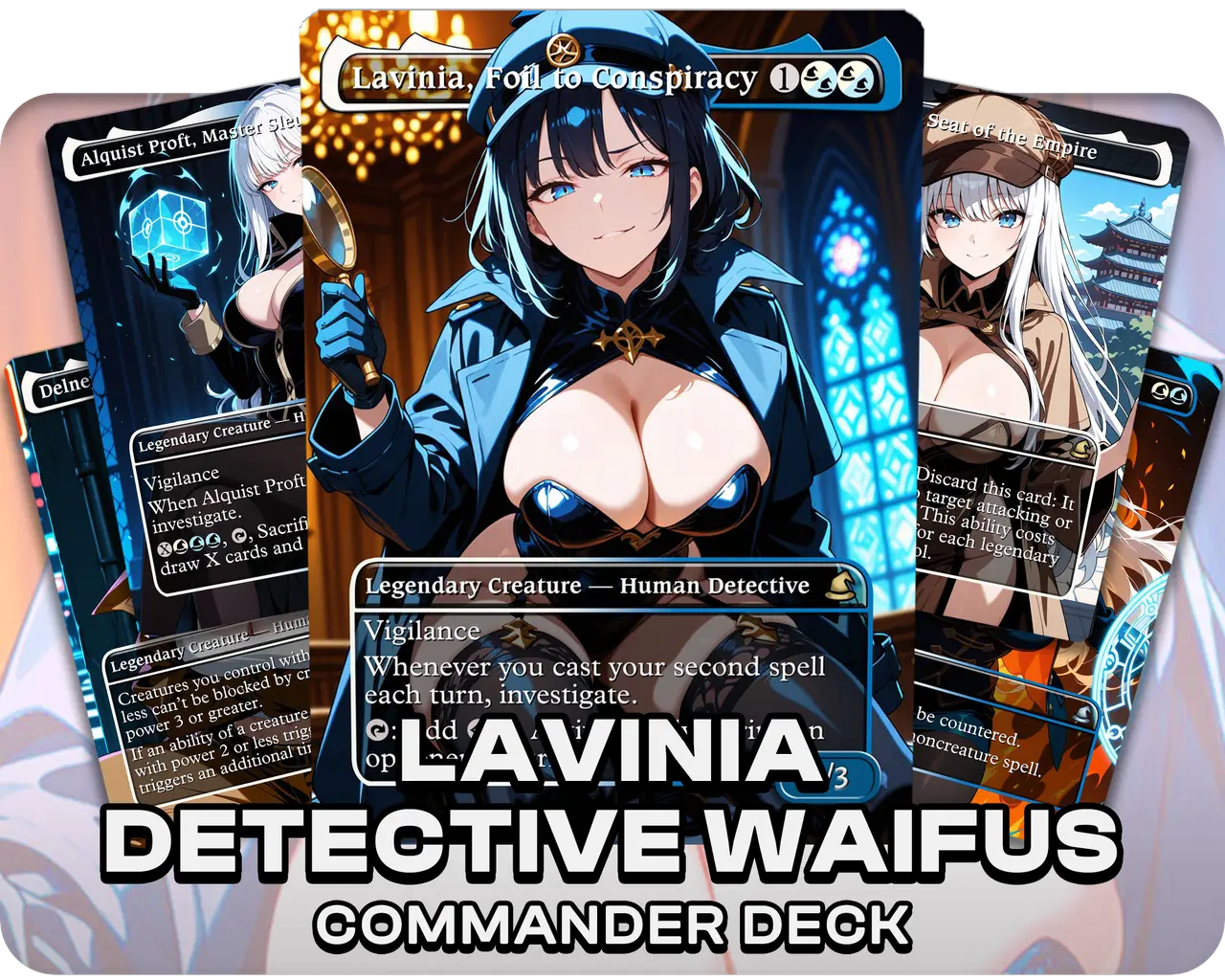 Lavinia, Foil to Conspiracy | Detective Waifus | Commander Deck