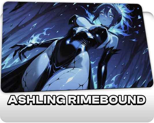 Ashling, Rimebound | Double Sides of Love | ProxyWaifus Playmat | 14x24" / 35x60cm