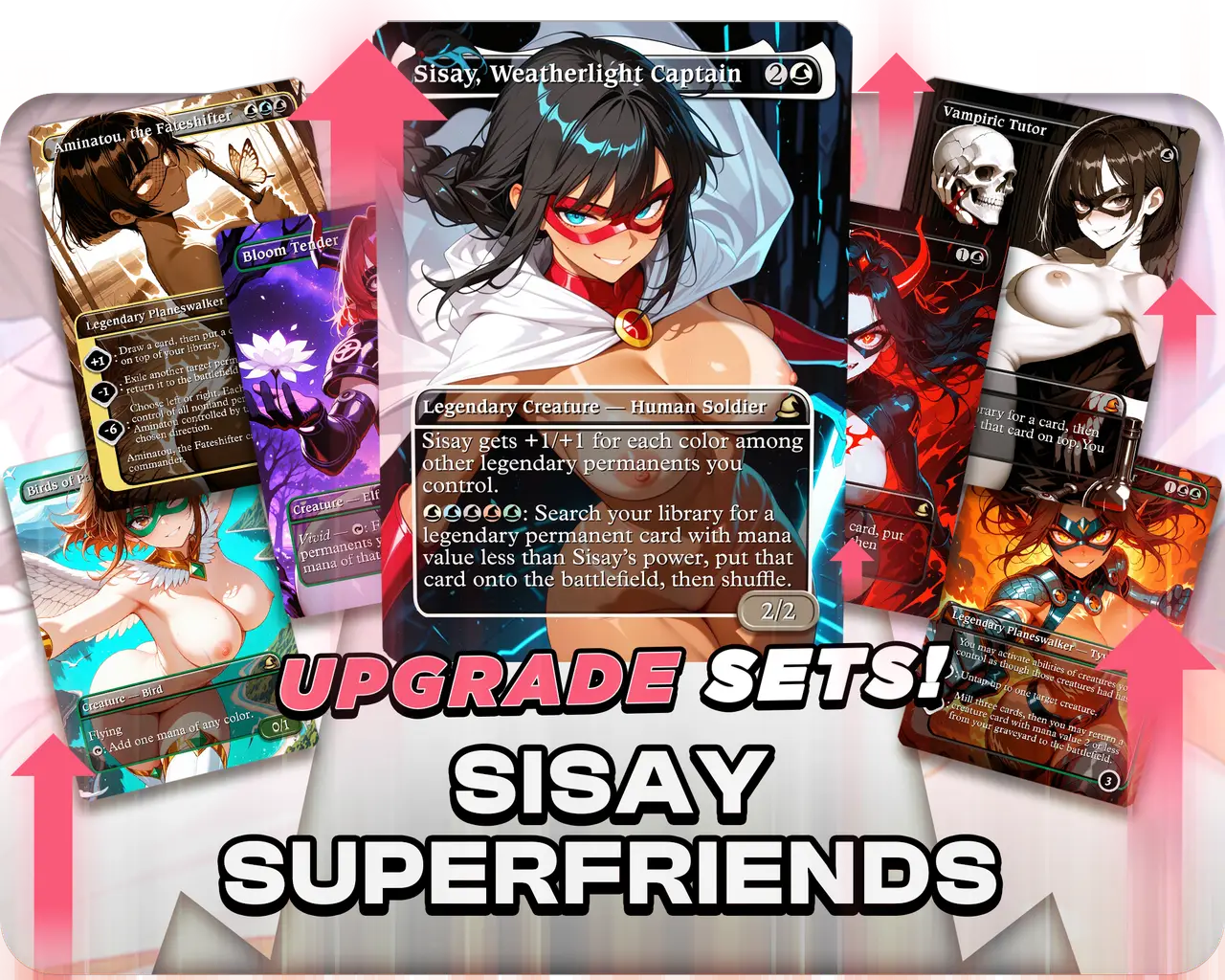 Sisay Superfriends | 18+ NSFW | Superhero Waifus | Upgrade Sets