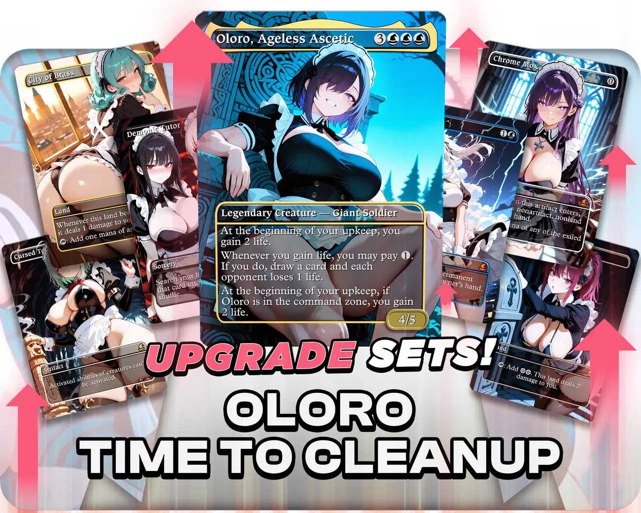 Oloro Time to Cleanup | Maid Waifus | Upgrade Sets