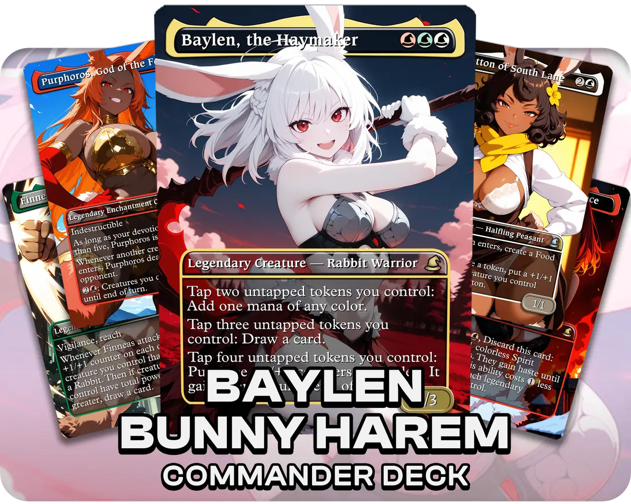 Baylen, the Haymaker | Bunny Waifus | Commander Deck