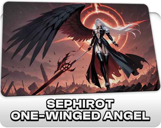 Sephiroth, One-Winged Angel | ProxyWaifus Playmat | 14x24" / 35x60cm