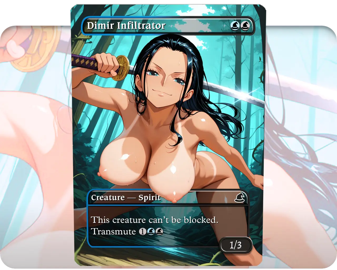 Nico Robin (One Piece) - Dimir Infiltrator (NSFW)