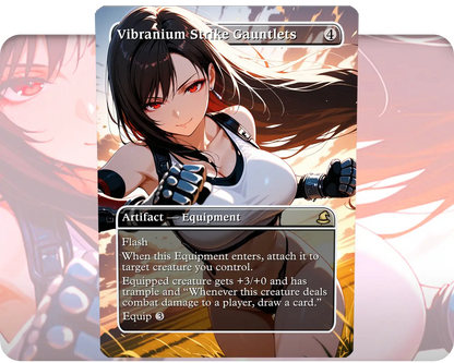 Tifa Lockhart (Final Fantasy) - Vibranium Strike Gauntlets