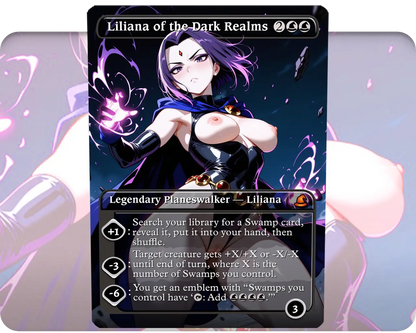 Adult Raven (DC Titans) - Liliana of the Dark Realms (NSFW)